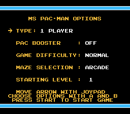 Ms. Pac-Man (Tengen) Screenthot 2